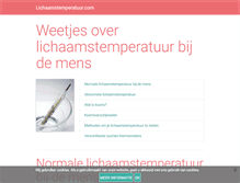 Tablet Screenshot of lichaamstemperatuur.com